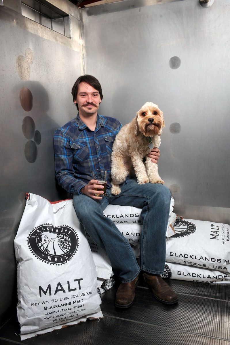 Brandon and Riker sitting inside the Kiln.