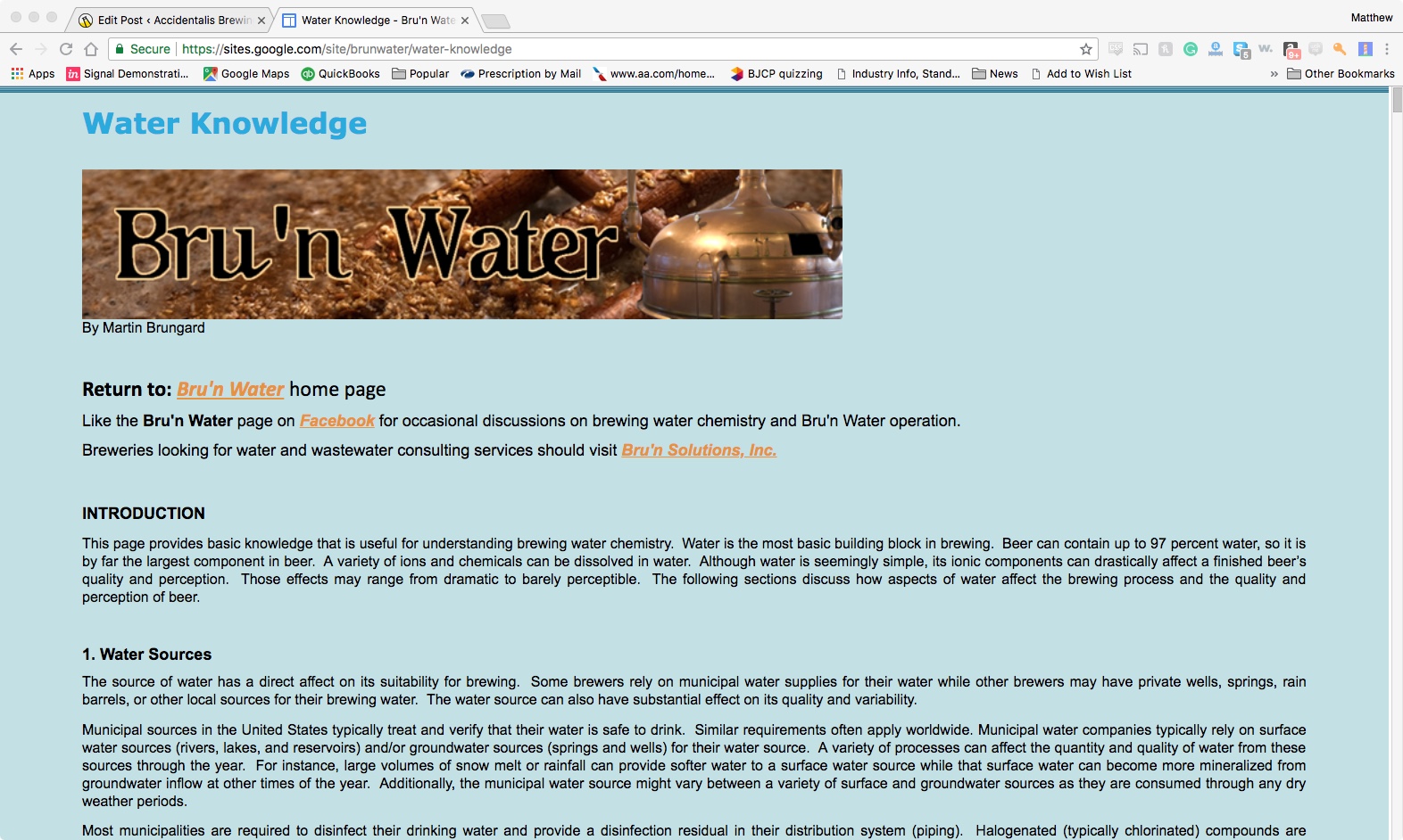 Walkthrough - Bru’n Water Subscriber Edition, V 5.3